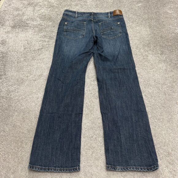 Lee Modern Series L342 Straight Leg Denim jeans 34x32 Blue Dark Wash Casual - Picture 2 of 15